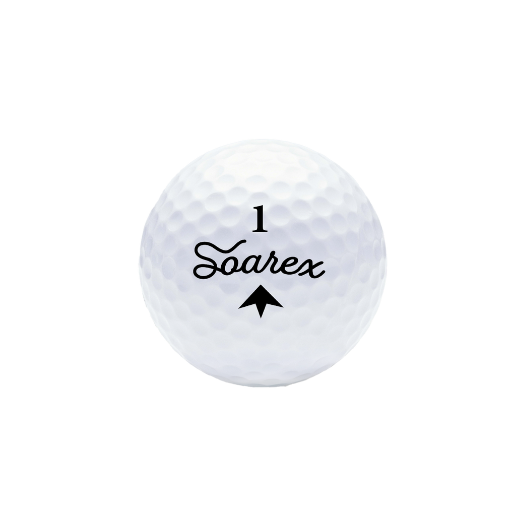 Soarex golfboll närbild