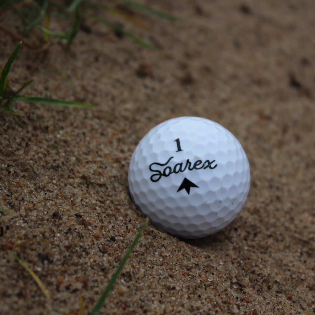 Soarex Air Distance golfboll logga detalj